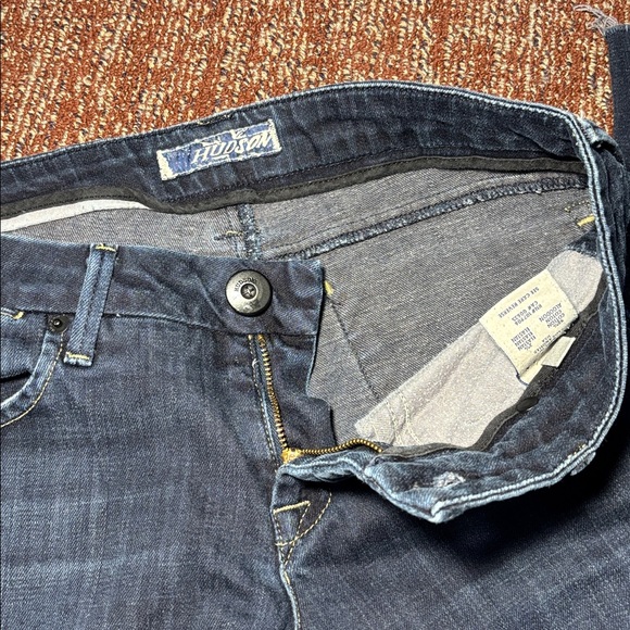 Hudson Jeans y2k vintage low rise straight leg dark wash denim women’s 28 - Picture 9 of 15